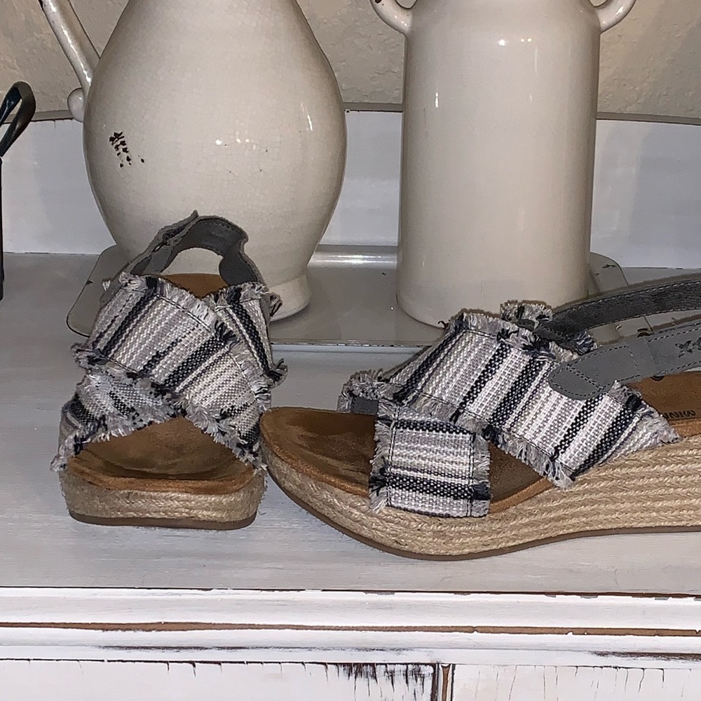 Platform wedges by Minnetonka.